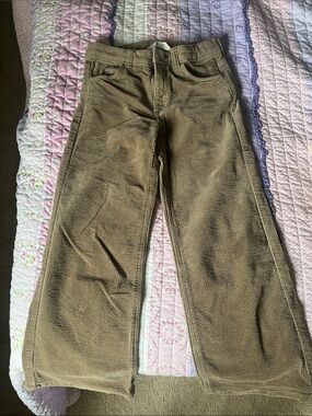 H&M Brown Corduroy Wide-Leg Kids Pants